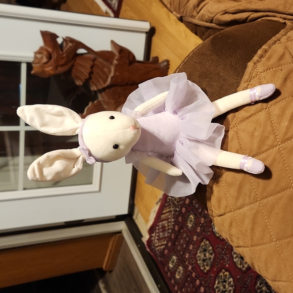 Jellycat Toys Jellycat Pirouette Lilac Bunny Pointe Shoes Tutu 3